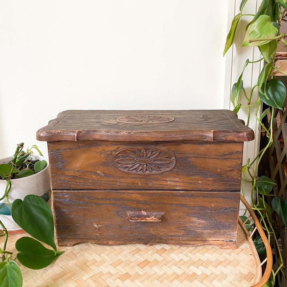 SOLD Vintage 70s Recipe Box